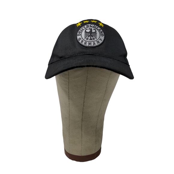 Deutschland Germany Strapback Hat 4 Star Embroidered Logo Adjustable - Picture 1 of 10